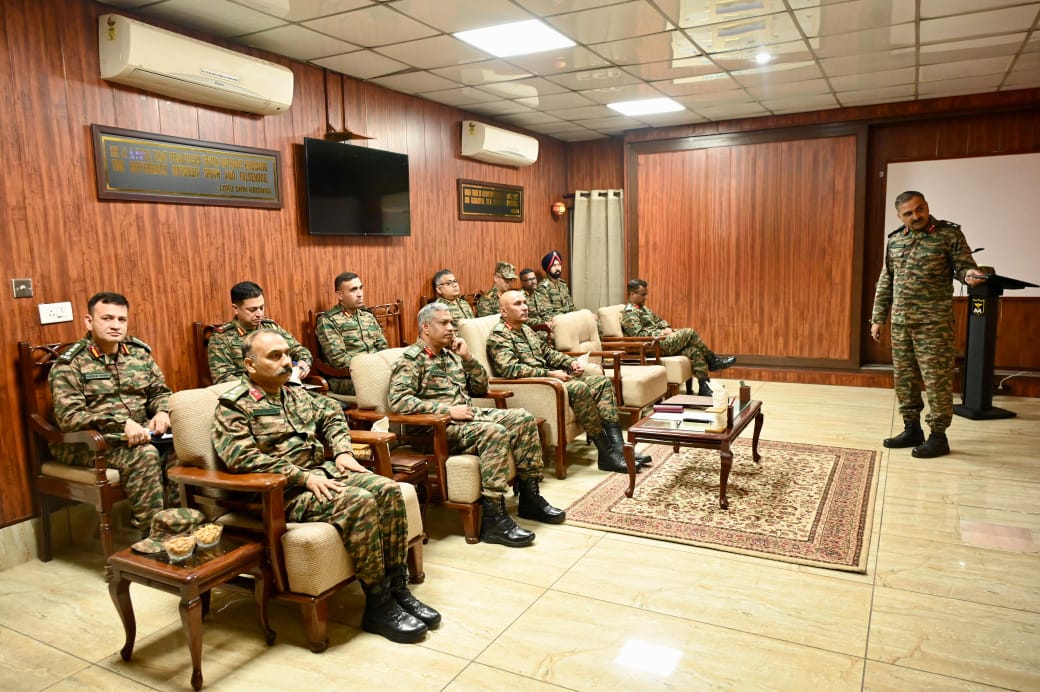 Officers in Meeting
