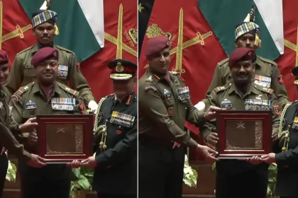 Para Officers Receiving Awards