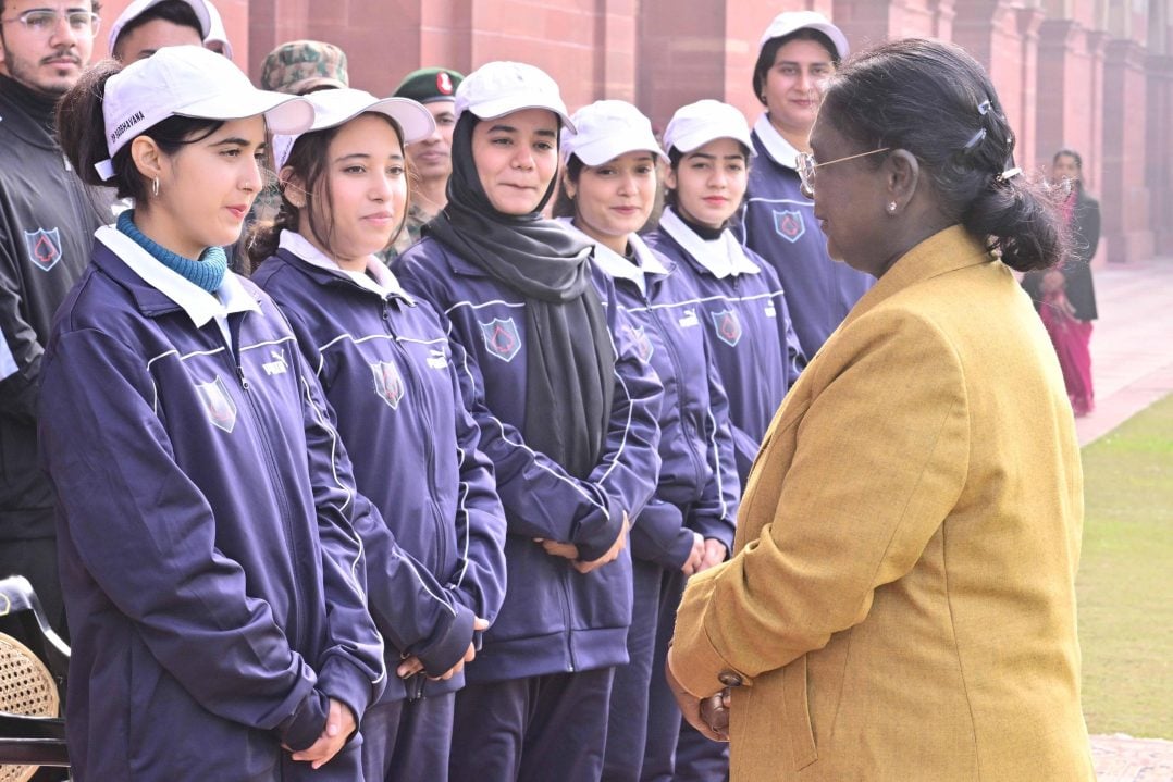 President Meeting Poonch Degree College Students