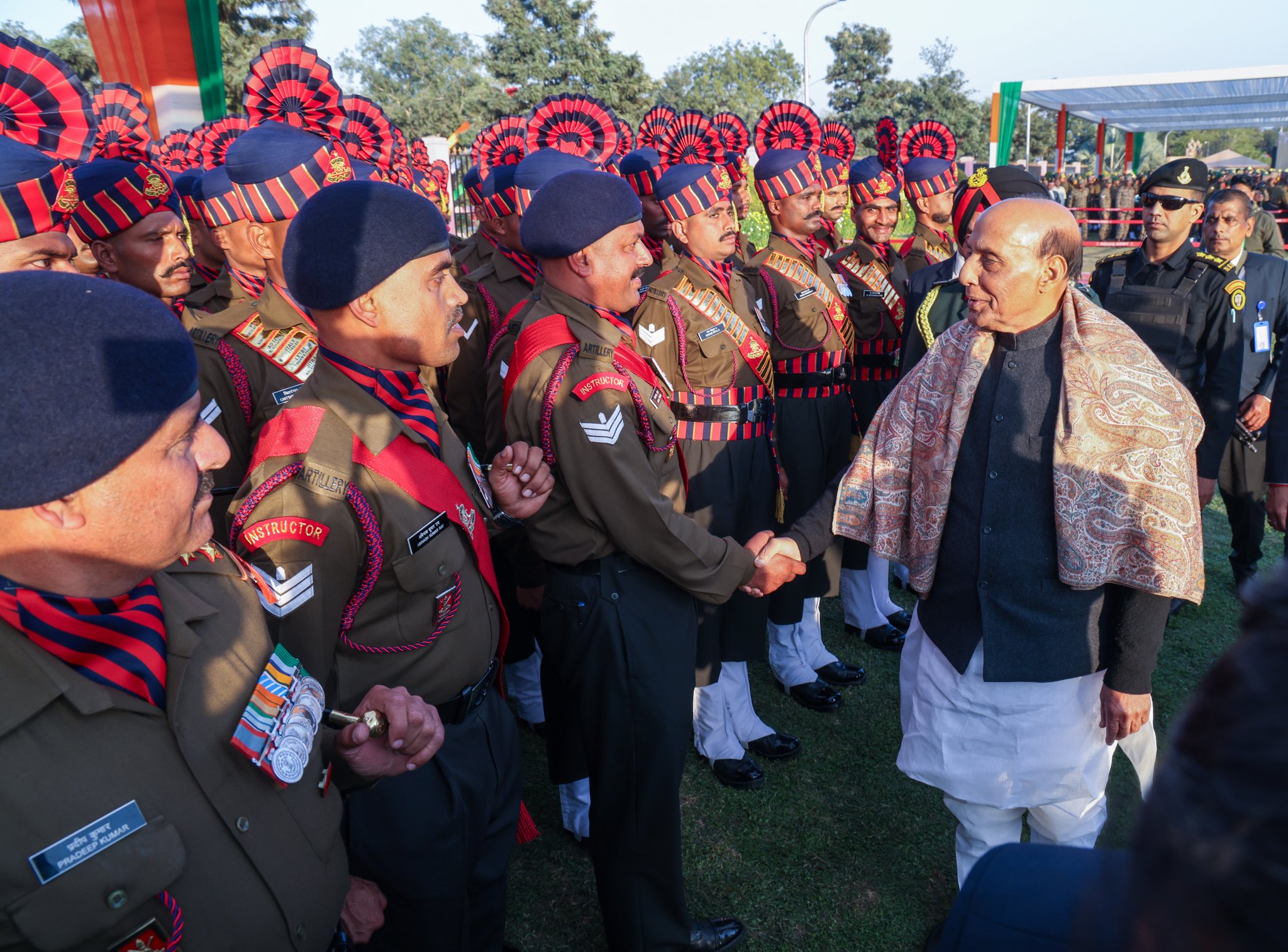Rajnath Singh Shaking Hands 1