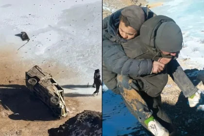 Soldier Saving Person