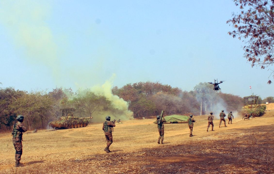 Soldiers in Exercise