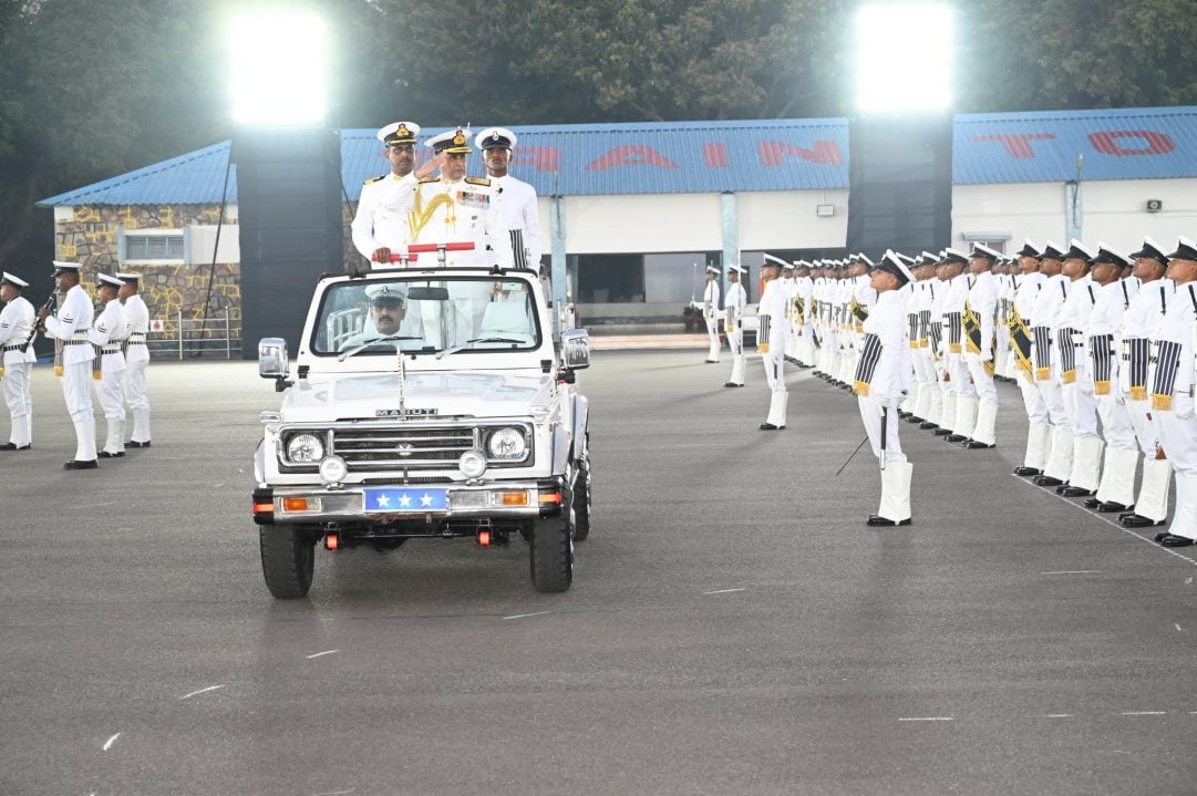 Vice Admiral Sameer Saxena at Ceremony