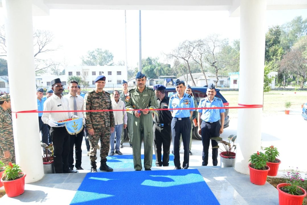 Air Marshal B Manikantan Cutting Ribbon
