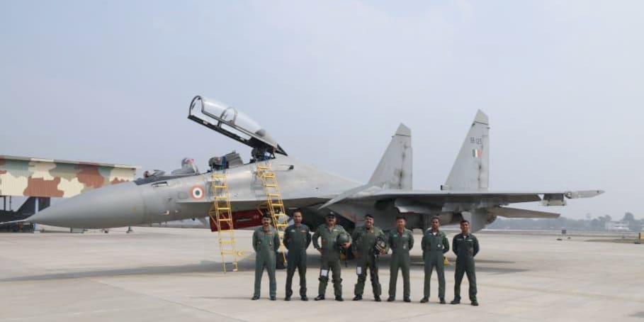 Air Marshal Jeetendra Mishra and Other Officers