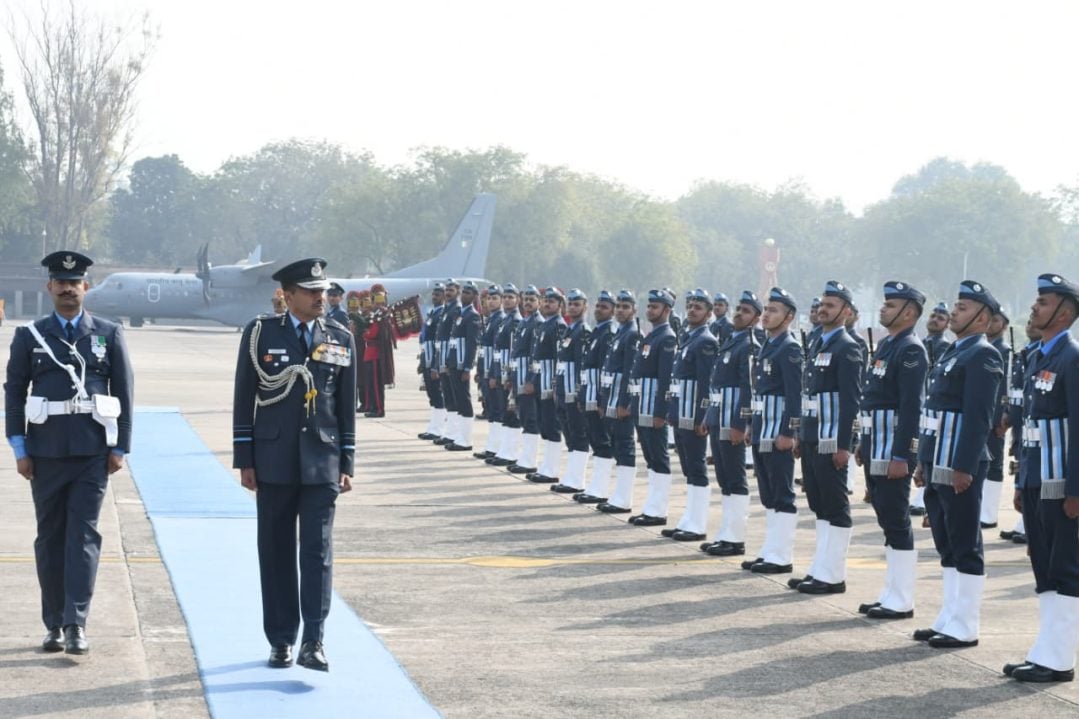 Air Marshal Manikantan at Ceremony