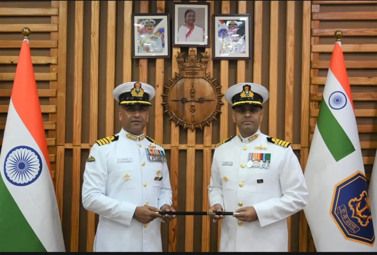Captain Chandra Shekhar Agan Taking Over the Baton