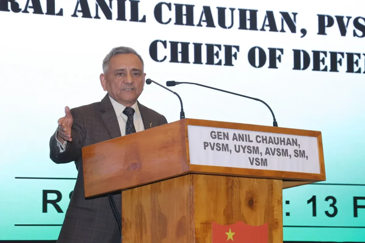 Gen Anil Chauhan Giving Lecture