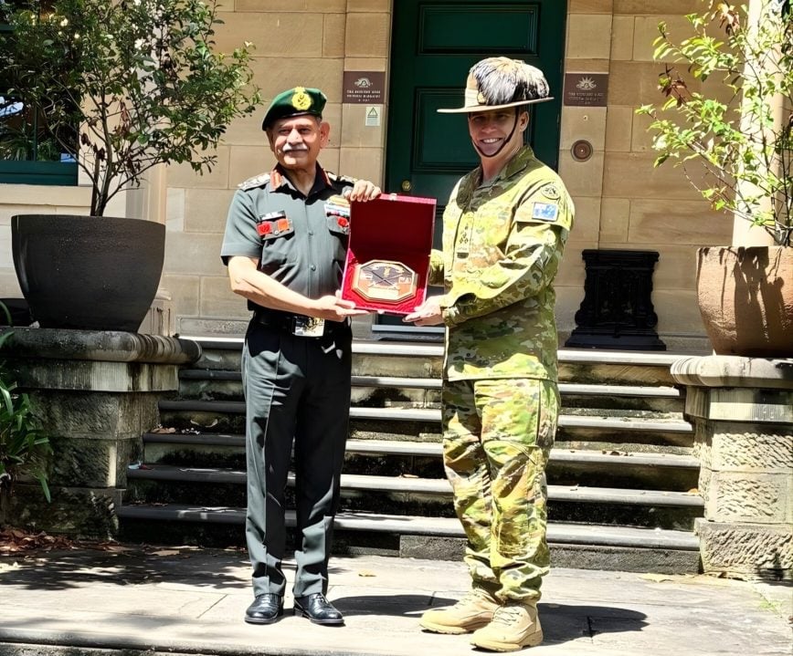 General Dwivedi Getting Memeto