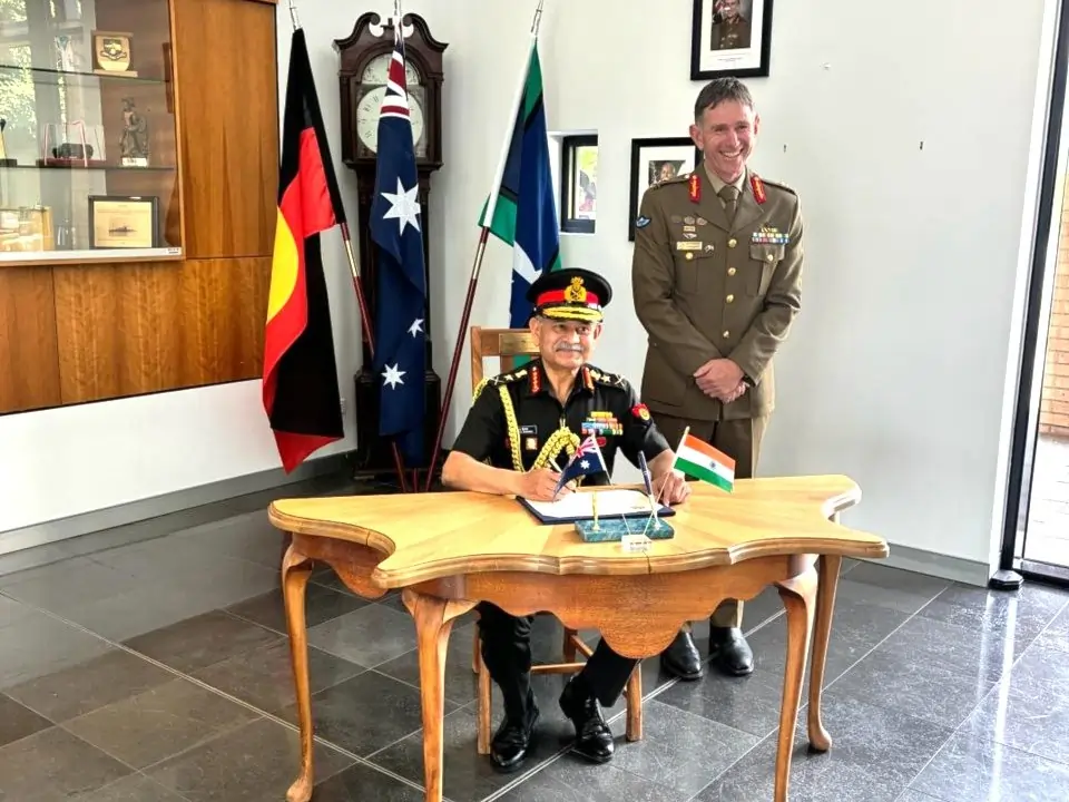 General Dwivedi at Australian Defence College