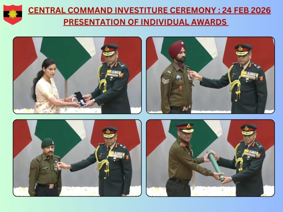 Lt Gen Anindya Sengupta Commending