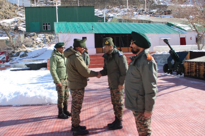 Lt Gen Bhalla Shaking Hands