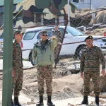 Lt Gen DG Misra Reviewing