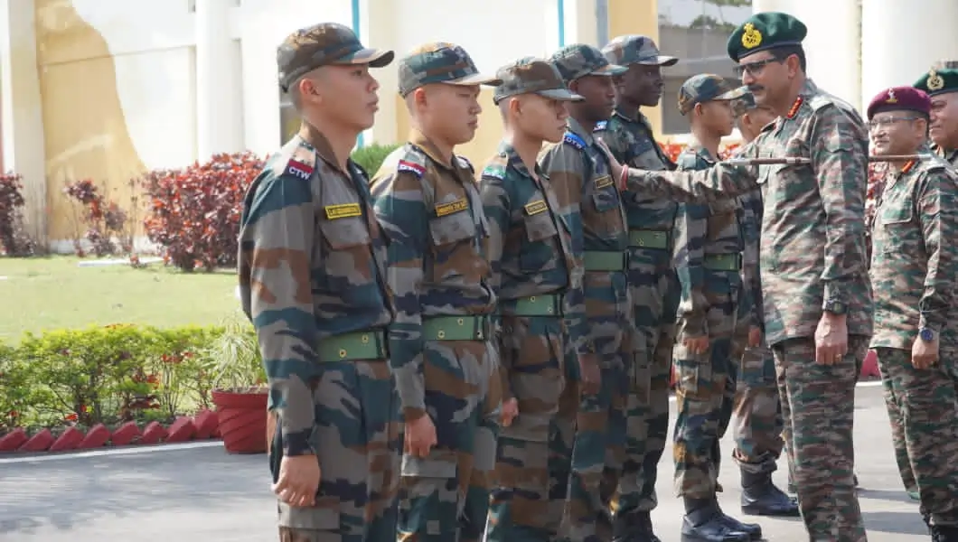 Lt Gen Devendra Sharma Interacting with Cadets