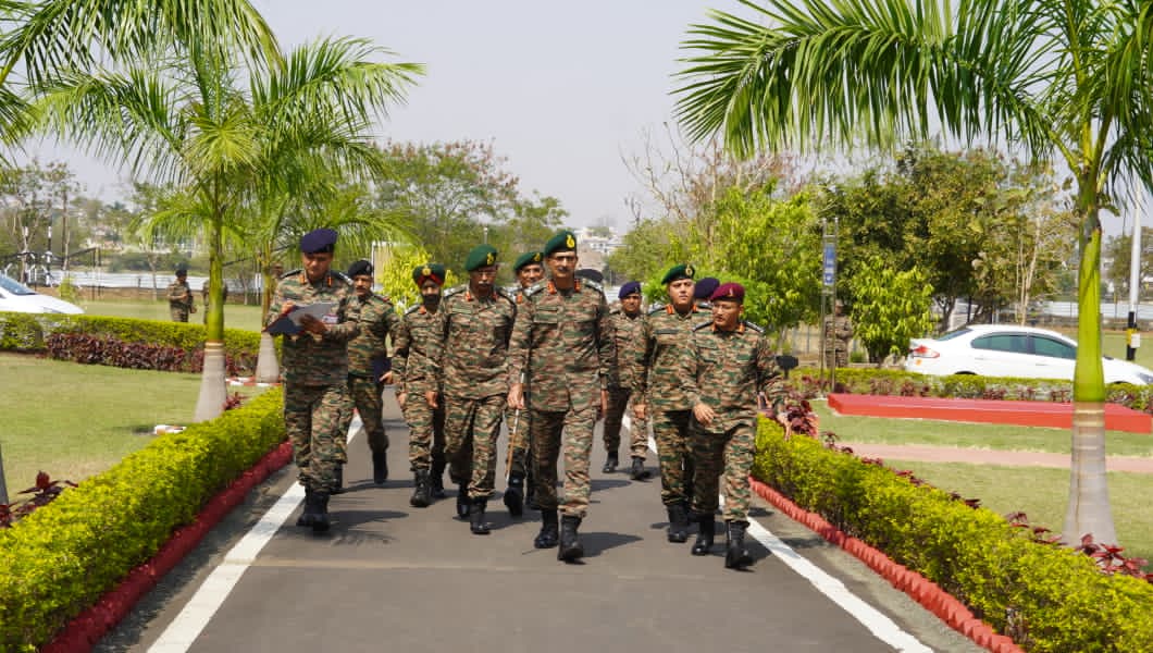 Lt Gen Devendra Sharma with Other Officers 1