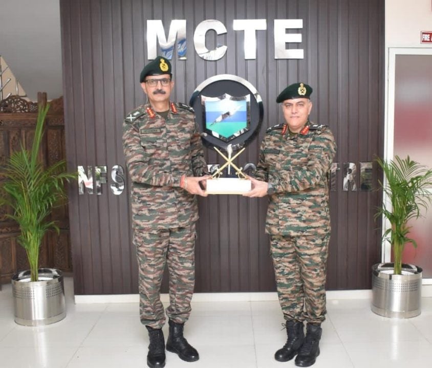 Lt Gen Devendra Sharma with Other Officers