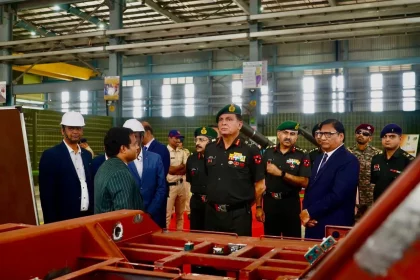 Lt Gen Dhiraj Seth Reviews Indigenous Defence Manufacturing Capabilities at NIBE Ltd, Pune