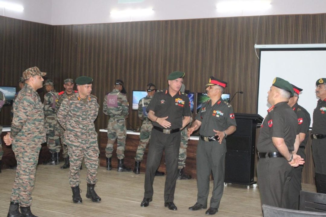 Lt Gen Dhiraj Seth Discussing