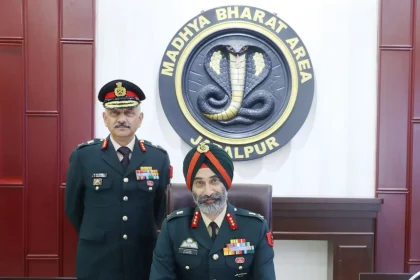 Lt Gen Harbinder Singh Vandra Assumes Command of Madhya Bharat Area at Jabalpur