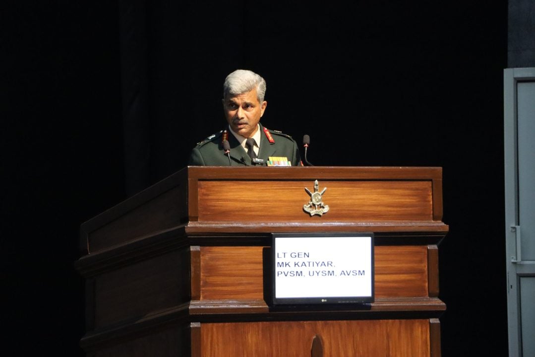 Lt Gen Katiyar Giving Lecture