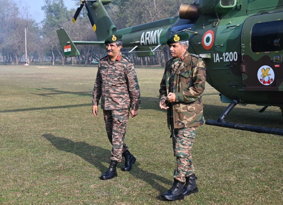 Lt Gen Katiyar Landing