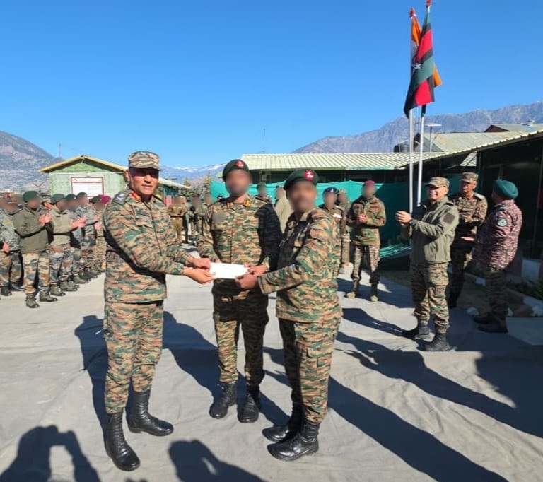 Lt Gen Pratik Sharma Commending