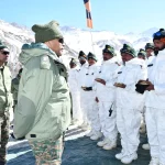 Lt Gen Pratik Sharma Interacting with Troops