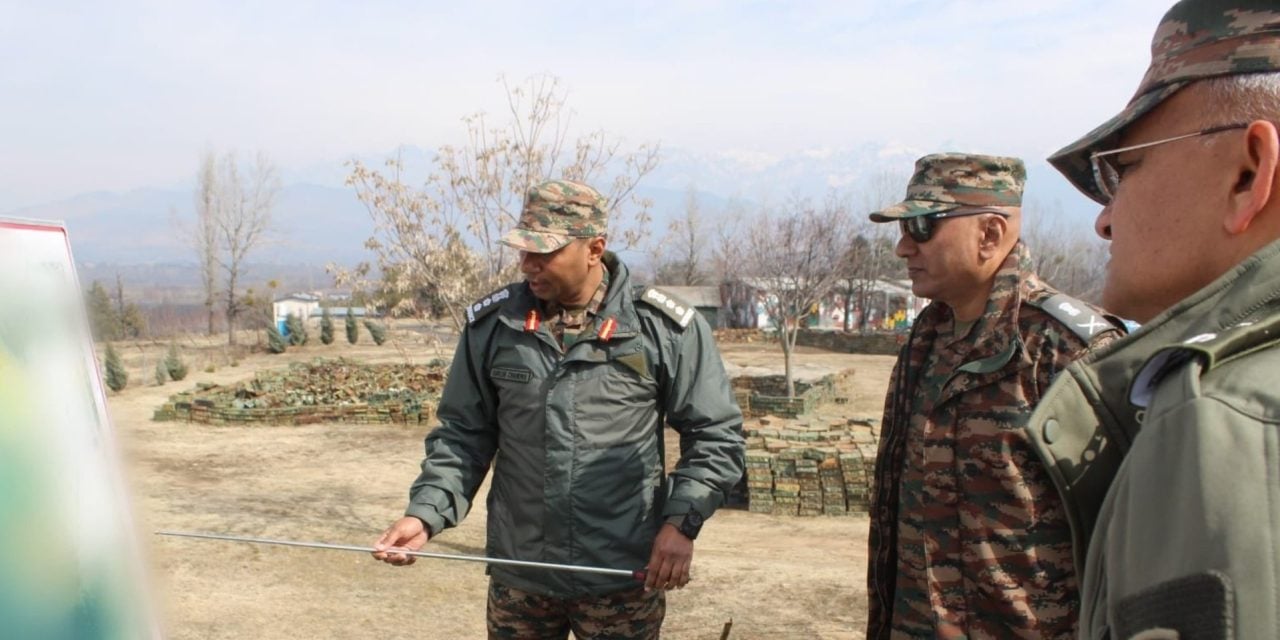 Lt Gen Pratik Sharma Reviewing 1