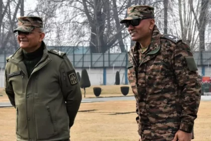 Lt Gen Pratik Sharma Reviewing 1