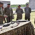 Lt Gen Pratik Sharma Reviewing 3