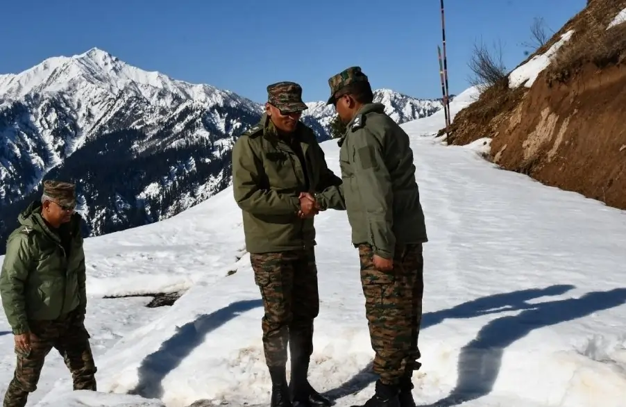 Lt Gen Pratik Sharma Shaking Hands 1
