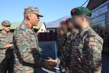 Lt Gen Pratik Sharma Shaking Hands 3