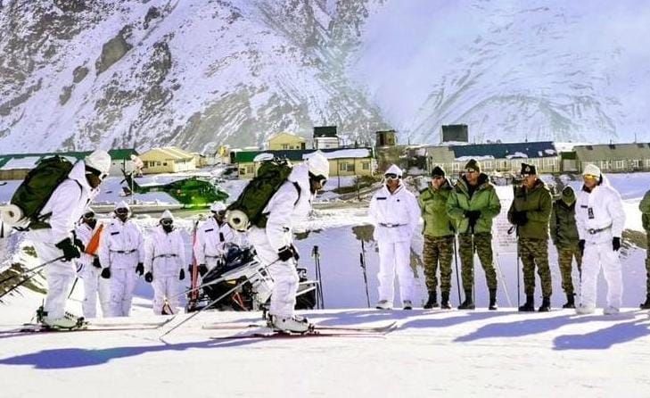 Lt Gen Pratik Sharma at Siachen
