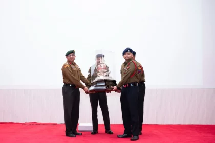 Major Hemant Kumar Saxena Named Overall Best Student at Advance Materials Management Course, MCMM Jabalpur