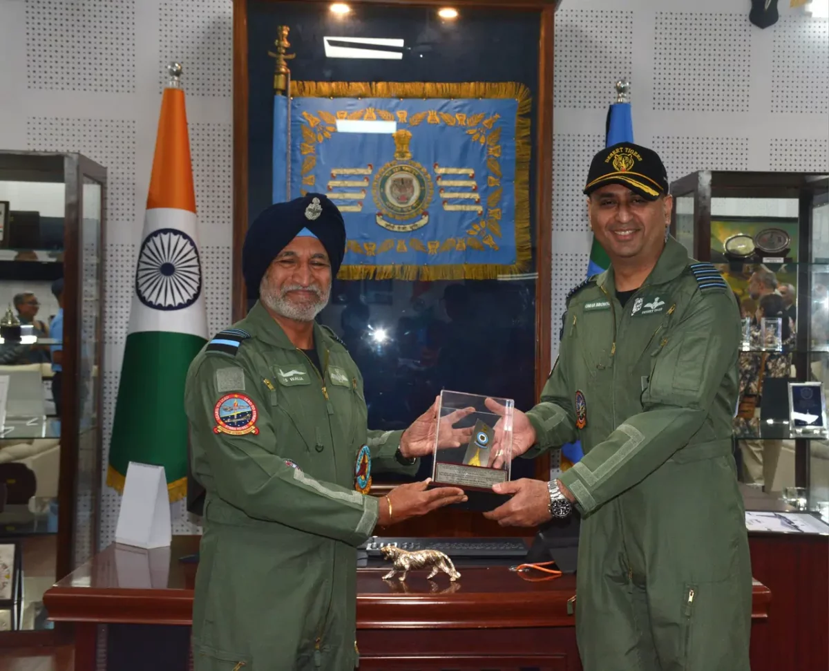 Officer Giving Memento