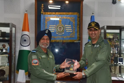 Officer Giving Memento