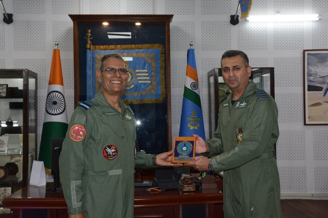 Officer Receiving Memento