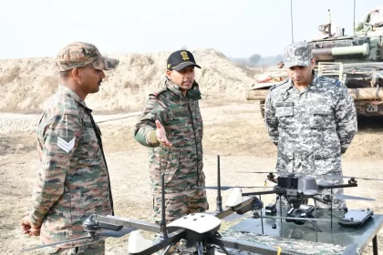 Officer Seeing Drone