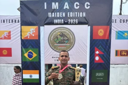 Officer with Medal