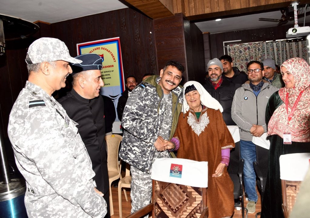 Officers Posing with Civilians
