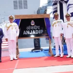 Officers at INS Anjadip