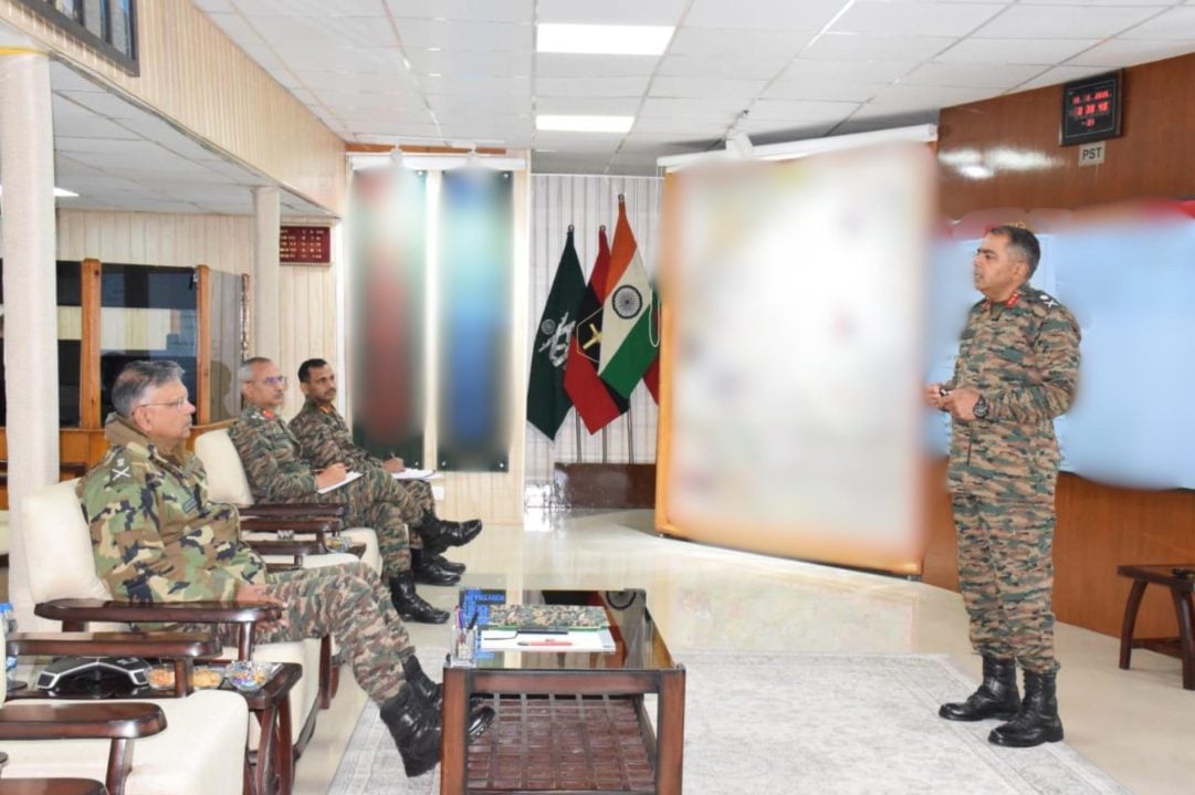 Officers in Discussion 1