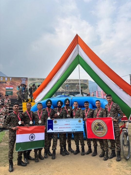 Officers with Medals