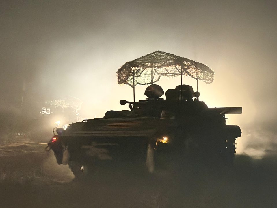 Tank in Night