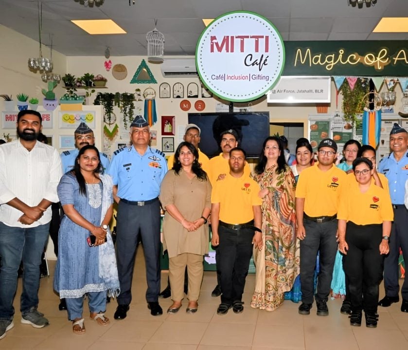 Air Marshal S Shrinivas at Cafe