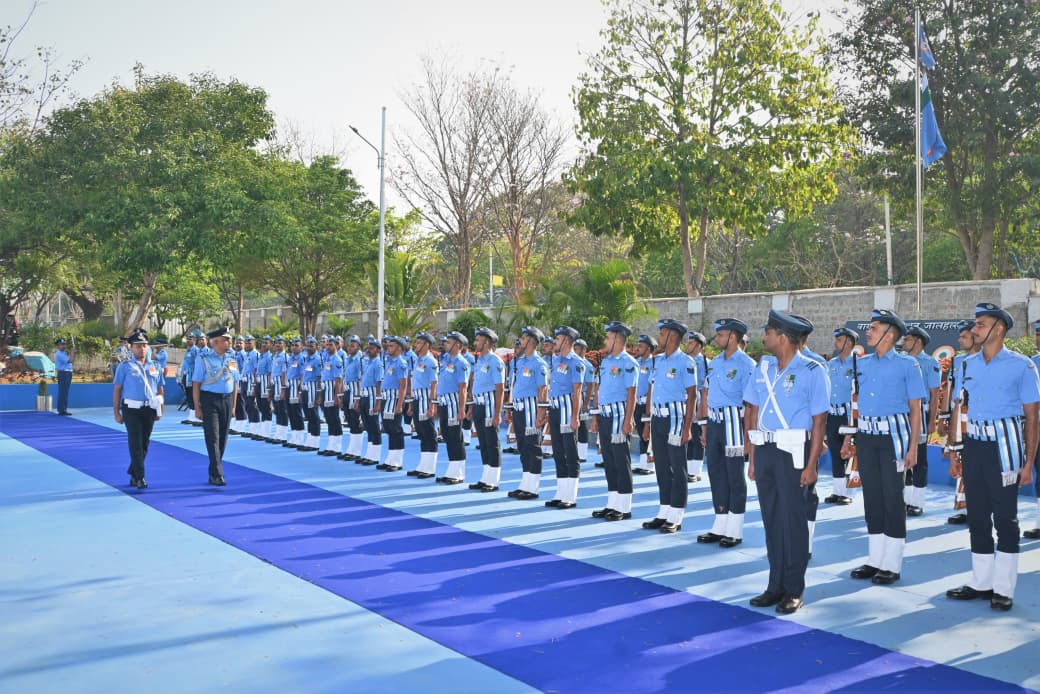 Air Marshal S Shrinivas at Ceremony