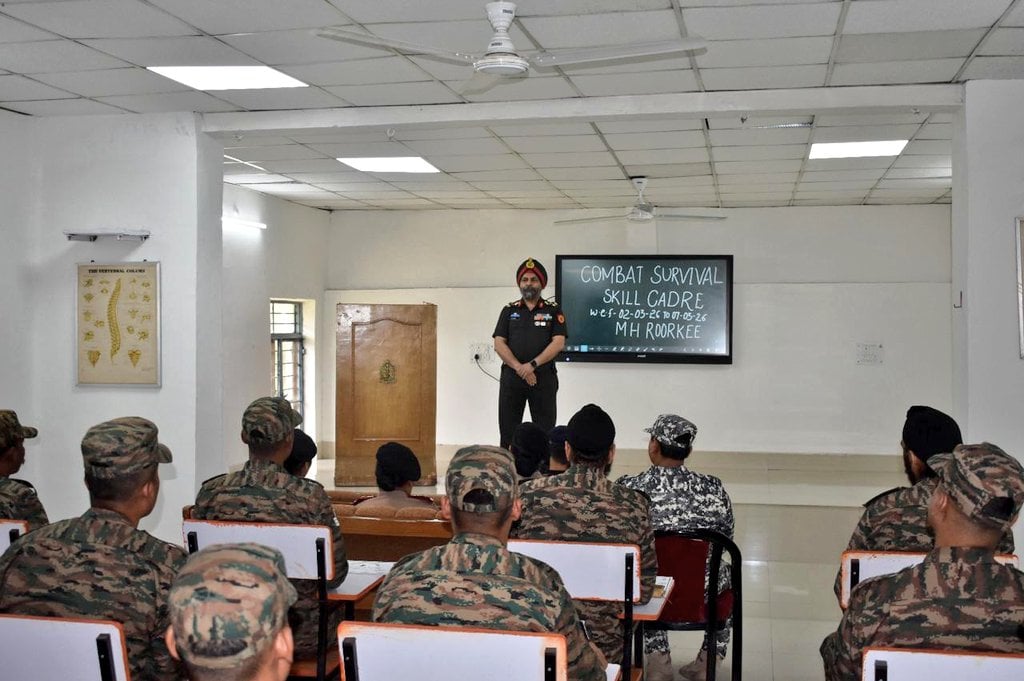 Brig GS Bhatia Giving Lecture