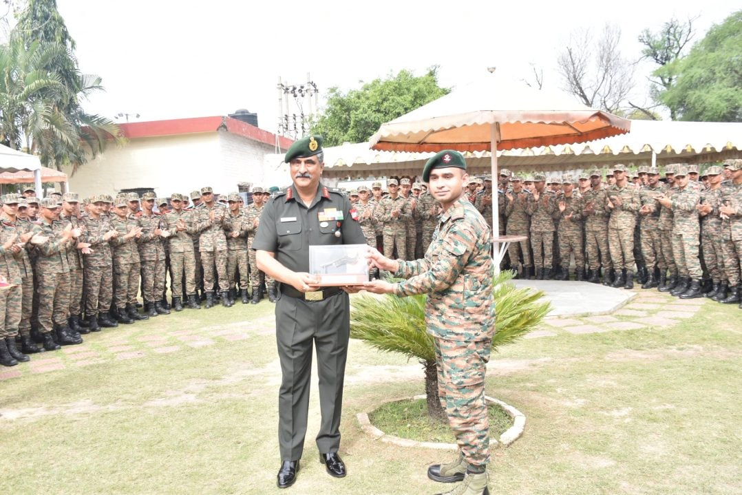Cadet Receiving Certificate