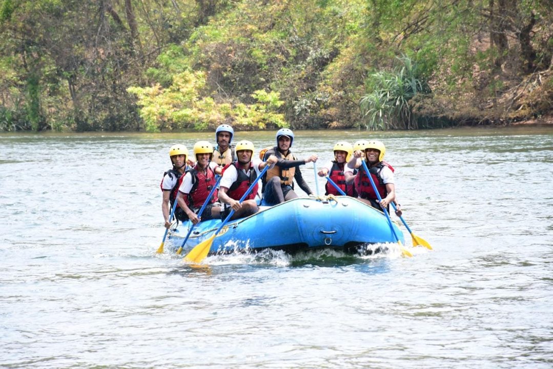Cadets Doing Rafting