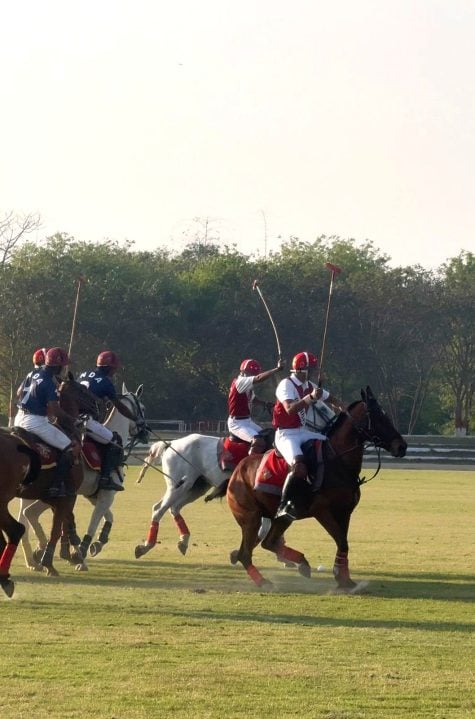 Cadets Playing Polo